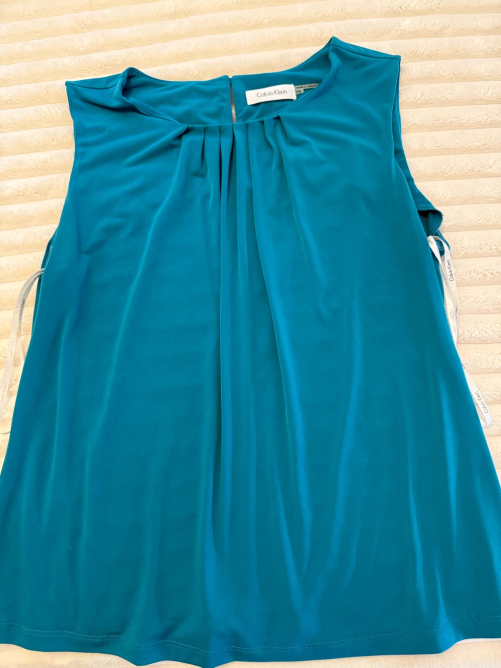 Calvin Klein Teal Shell Top PXL